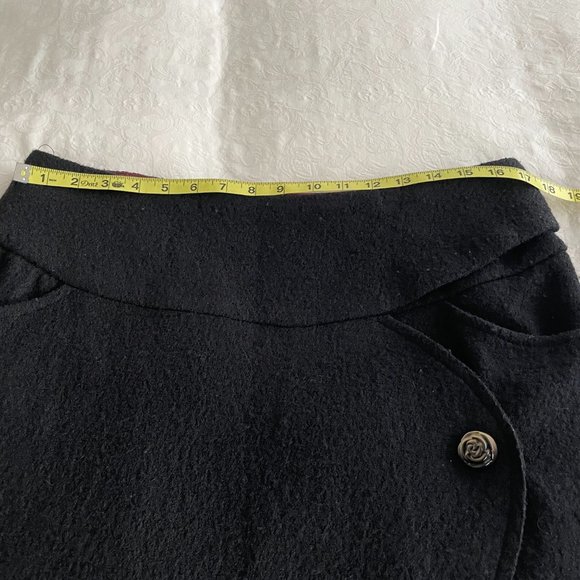 Stunning Handmade One of a Kind Boiled Wool Skirt - Picture 6 of 15